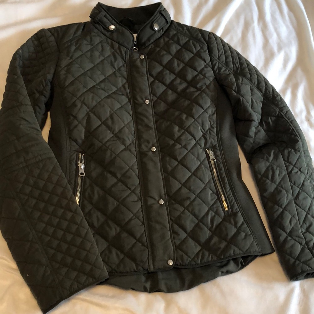 New York & Company hunter green spring jacket